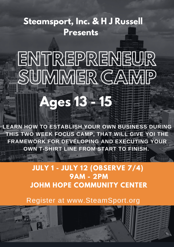 2019 Teen Entrepuernuer summer camp-2-1